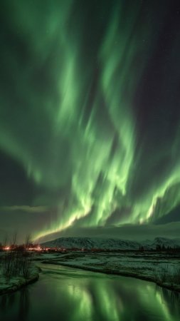 Aurora borealis северное сияние