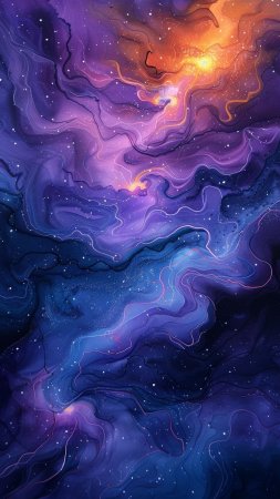 Фиолетовая галактика