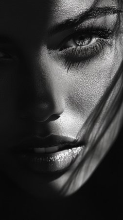 Black and white portraits