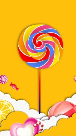 Lollipop background скачать фон 1080 x 1920