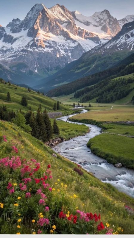 Красивые пейзажи гор