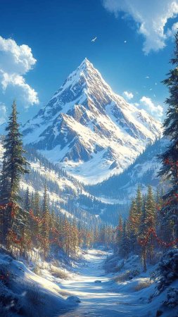 Снежные горы