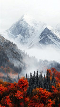 Осень горы