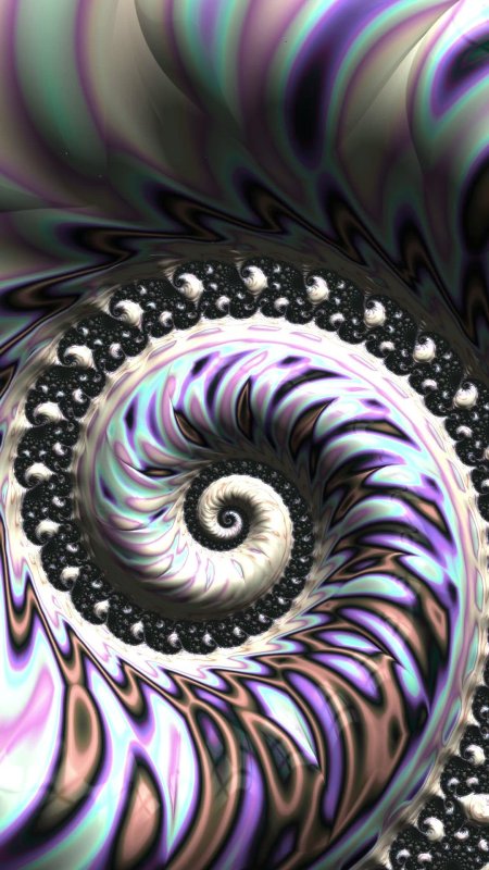 Spiral fractal скачать фон 1080 x 1920