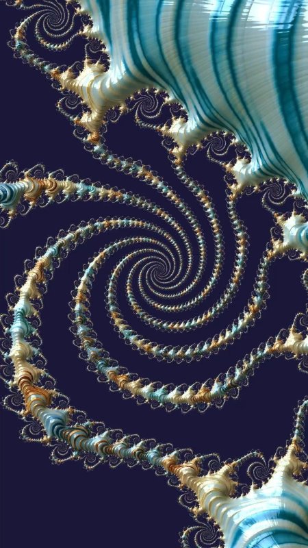 Fractal spiral скачать фон 1080 x 1920
