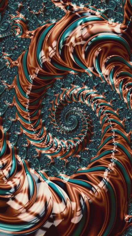 Fractal spiral скачать фон 1080 x 1920