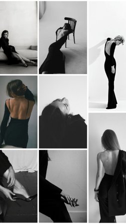 Фотосессия со спины в студии