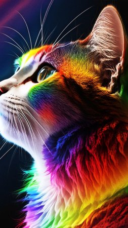 Радужные коты