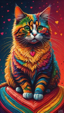 Кошачий арт