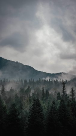 Горы атмосфера скачать фон 2160 x 3840
