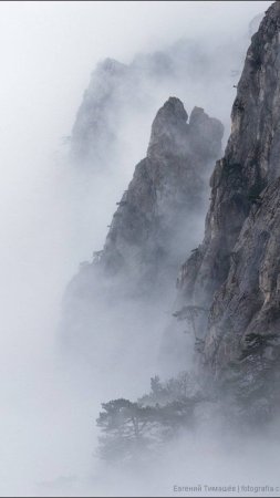 Ай петри в тумане скачать фон 1080 x 1920