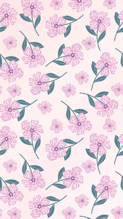 Фон розовые цветы скачать фон 2160 x 3840