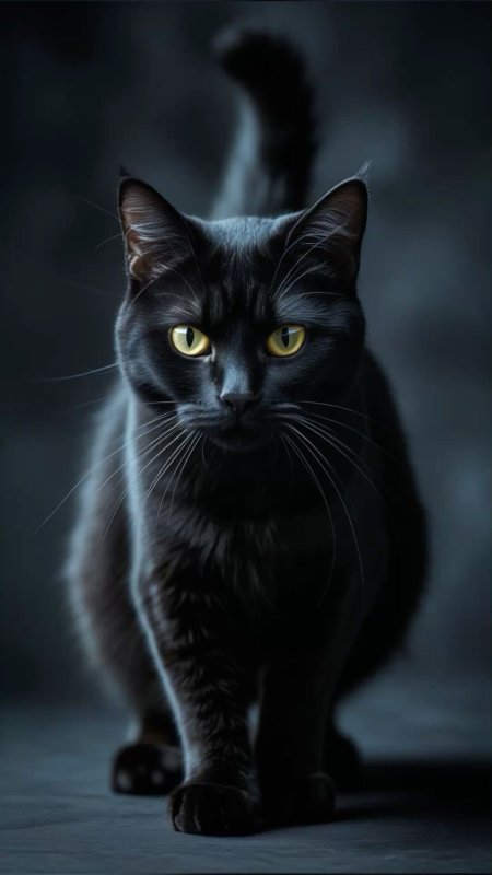 Черный кот