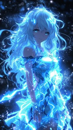 Красивая аниме скачать фон 1080 x 1920