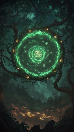Фэнтези магия скачать фон 2160 x 3840