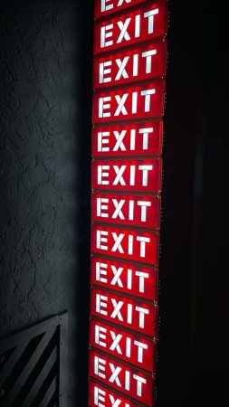 Red exit