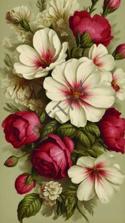 Botanical flower скачать фон 1080 x 1920