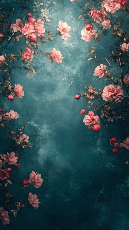 Красивые фоны с цветами скачать фон 1080 x 1920