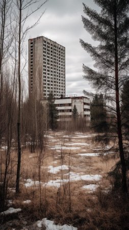 Припять город призрак скачать фон 1080 x 1920
