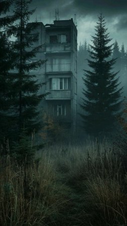 Ghost town - gloomy ambient music for empty places post soviet cyberpunk скачать фон 1424 x 2532