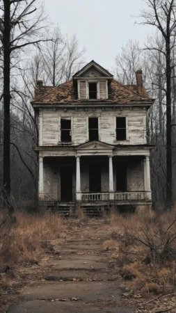 Abandon house скачать фон 1080 x 1920