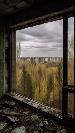 Заброшенный город припять скачать фон 1080 x 1920