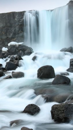 Природа водопад