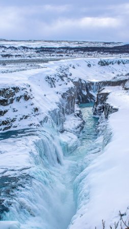 Водопад гюдльфосс исландия