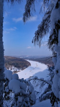 Ветлан пермский край зимой скачать фон 1080 x 1920