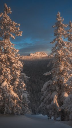 Таганай национальный парк зима скачать фон 1080 x 1920
