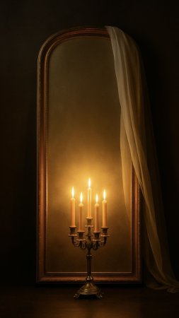 Candle mirror