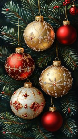 Новогодние открытка скачать фон 1424 x 2532