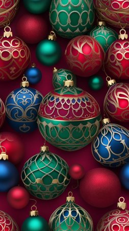 Christmas ornament скачать фон 2160 x 3840