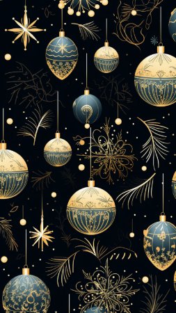 Рождественские узоры скачать фон 1080 x 1920