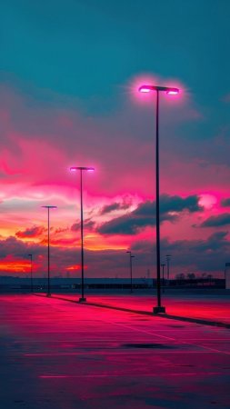 Фиолетовые закаты
