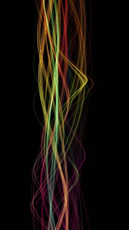 Разноцветные линии скачать фон 2160 x 3840