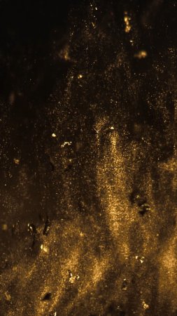 Золотая пыль на черном фоне