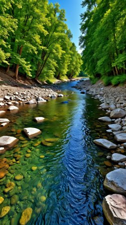 Природа с рекой