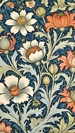 William morris wallpaper скачать фон 1080 x 1920