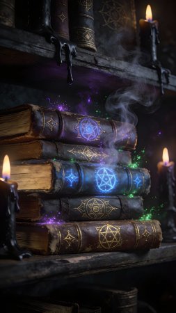 Книга магическая скачать фон 2160 x 3840