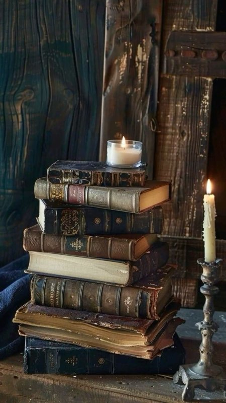 Старые книги эстетика скачать фон 1080 x 1920