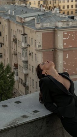 Фотосессия на крыше девушка