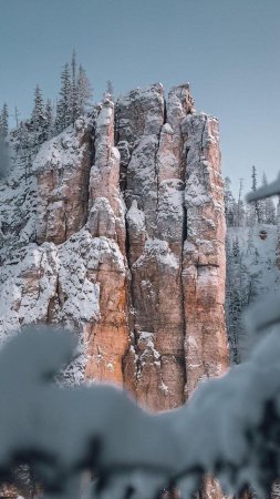 Саха якутия ленские столбы скачать фон 720 x 1280