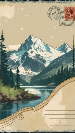 Travel postcard скачать фон 2160 x 3840
