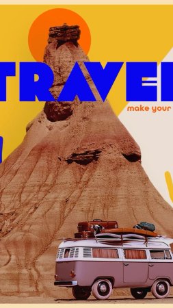 Travel poster скачать фон 1080 x 1920