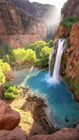 Водопады хавасу гранд-каньон сша