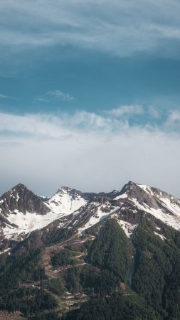 Горы природа скачать фон 1080 x 1920