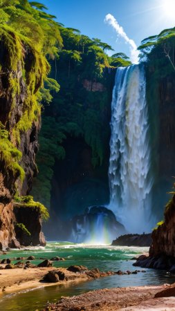 San luis potosi mexico водопад