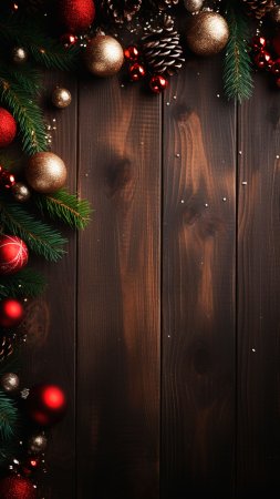 Рождественские обои скачать фон 2160 x 3840