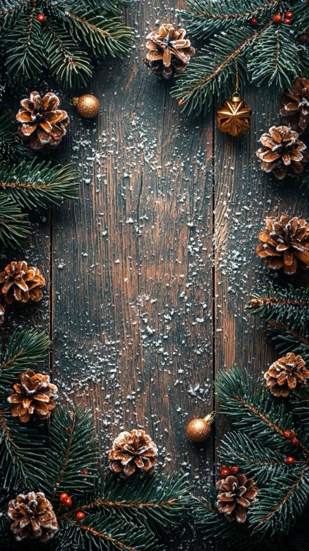Рождественский фон скачать фон 1080 x 1920